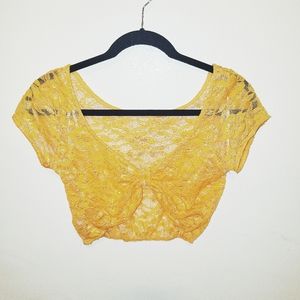 Forever 21 Lace Crop Top